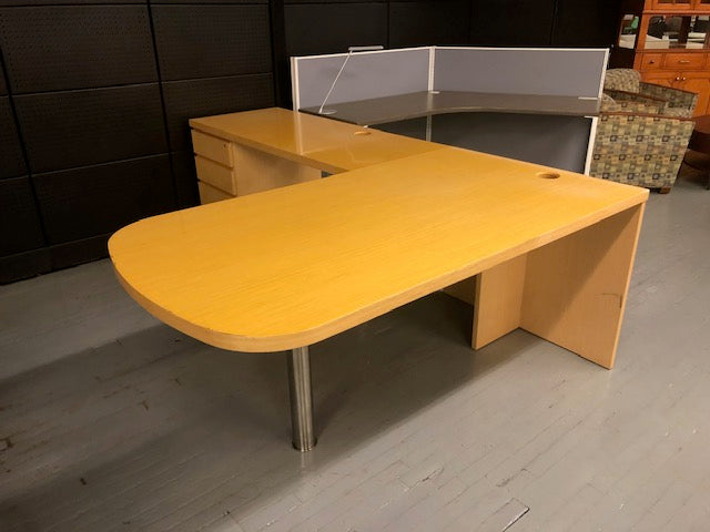 Decca L-Shape Bullet Desk