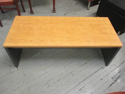 Pre-owned Logiflex Rectangular Maple Top Coffee Table